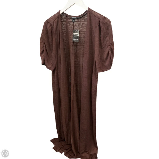 Cardigan By Torrid In Brown, Size: 2x