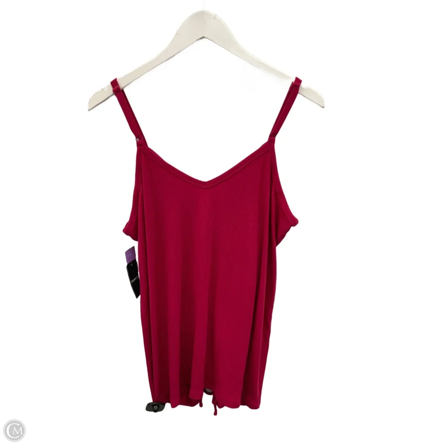 Top Sleeveless By Torrid In Red, Size: 3x