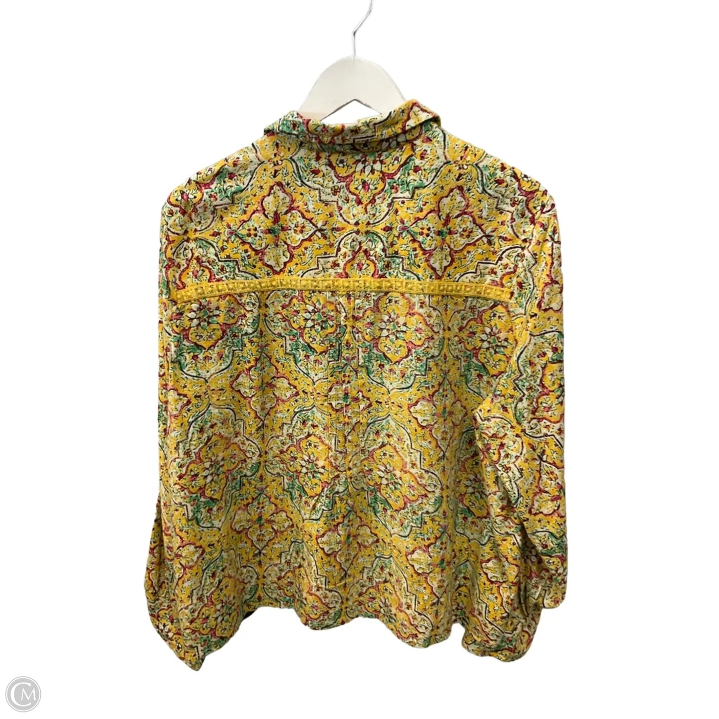 Top Long Sleeve By Pilcro In Cream, Size: S