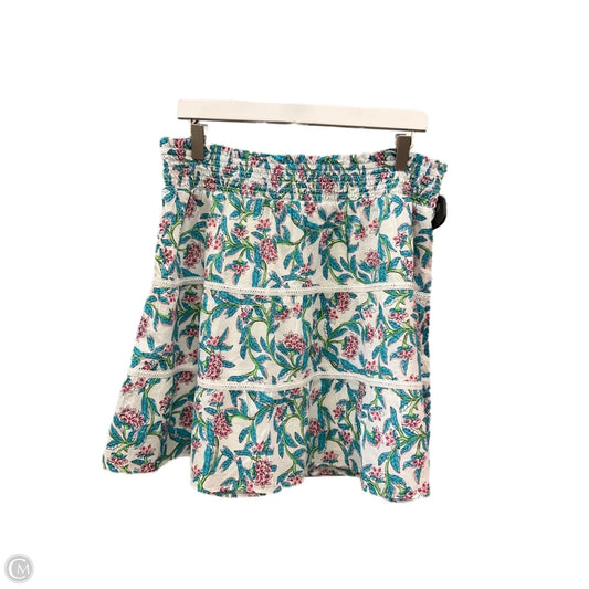 Skirt Mini & Short By J. Crew In Aqua, Size: L