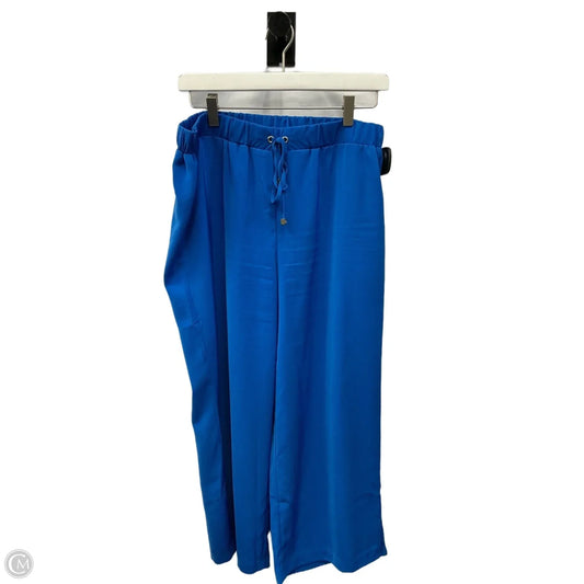 Pants Wide Leg By Michael By Michael Kors In Blue, Size: 8