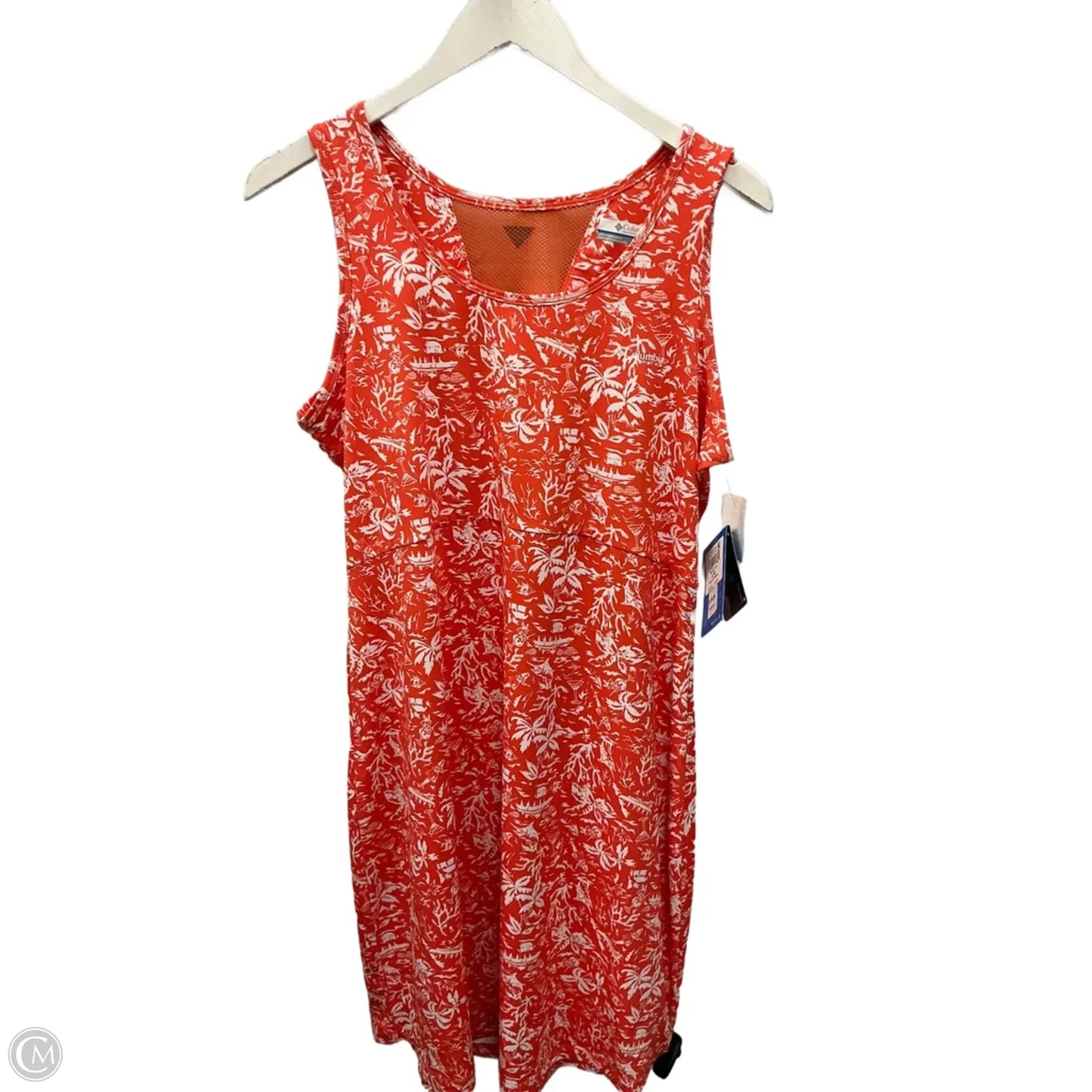 Athletic Dress By Columbia In Orange, Size: L