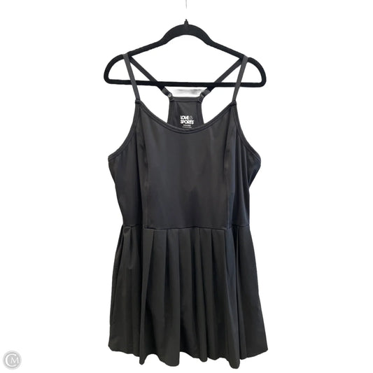 Athletic Dress By Love & Sports In Black, Size: 3x