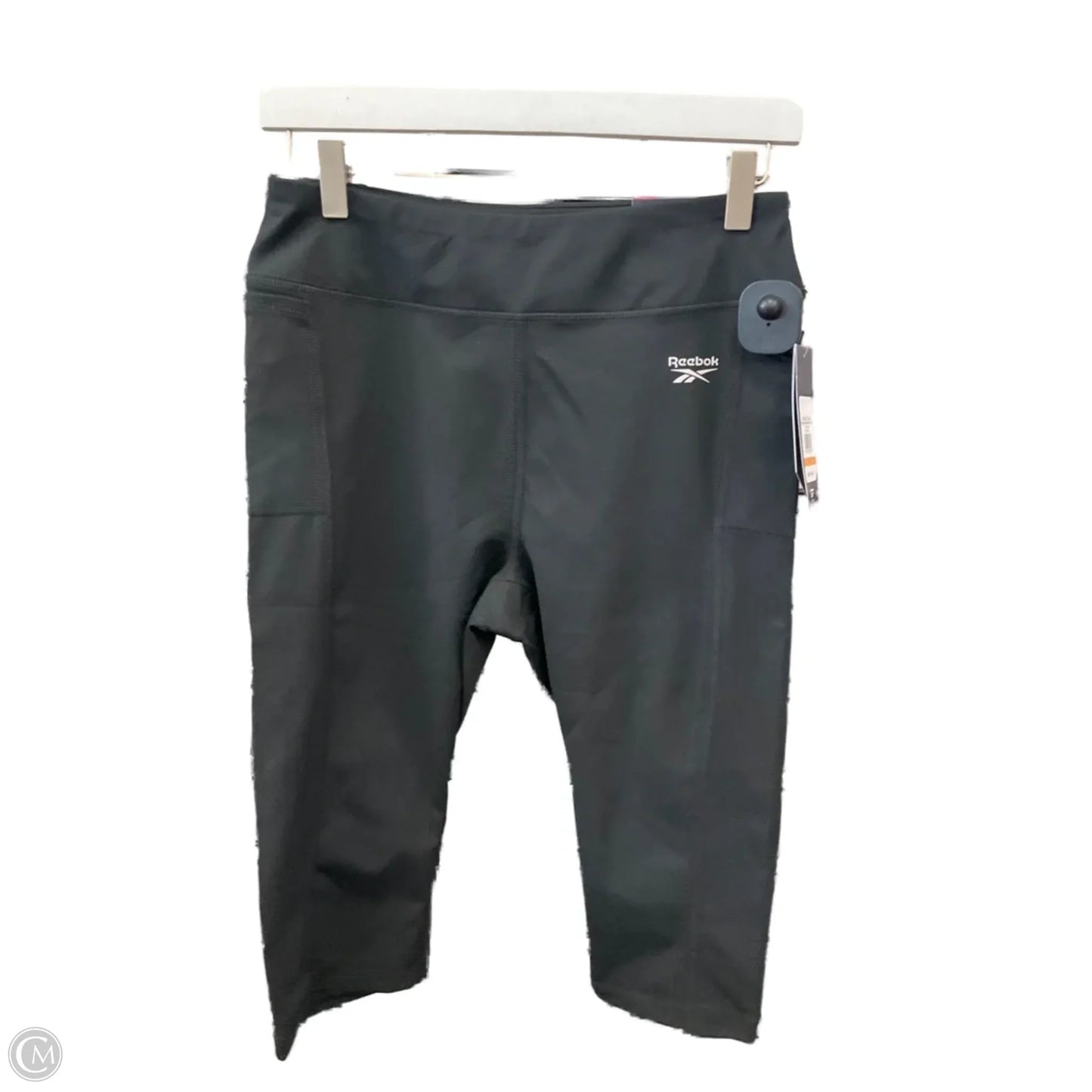 Athletic Leggings Capris By Reebok In Black, Size: M