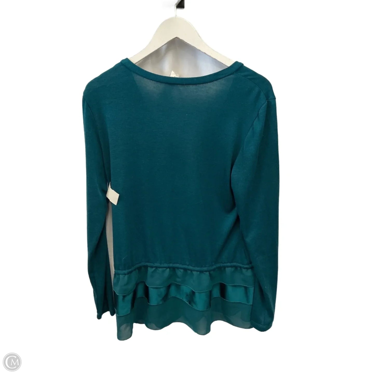 Cardigan By Christopher And Banks In Teal, Size: M