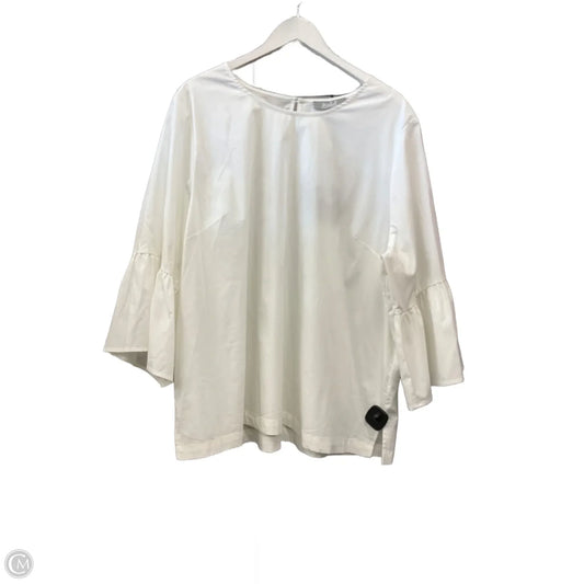 Top 3/4 Sleeve By Marled In White, Size: 3x