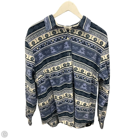 Top Long Sleeve By Lee In Blue, Size: Xl