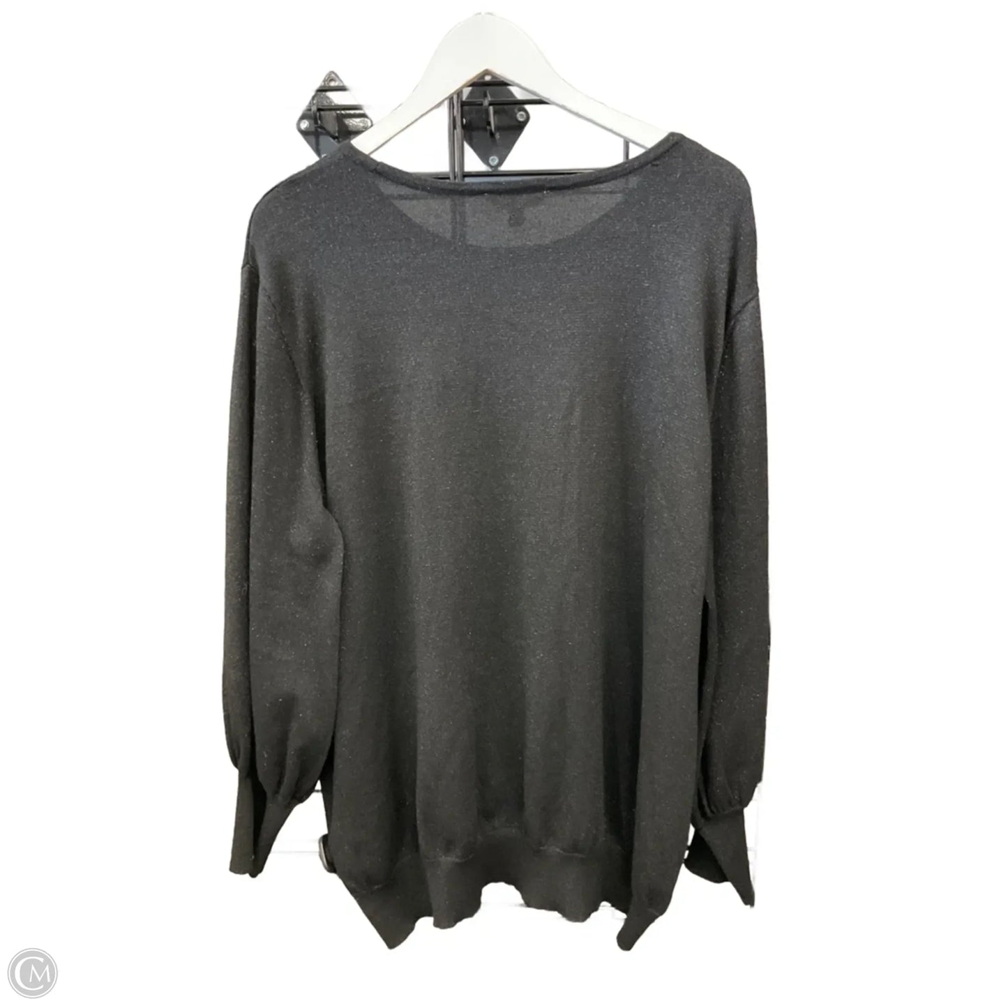 Sweater By Terra & Sky In Black, Size: 3x