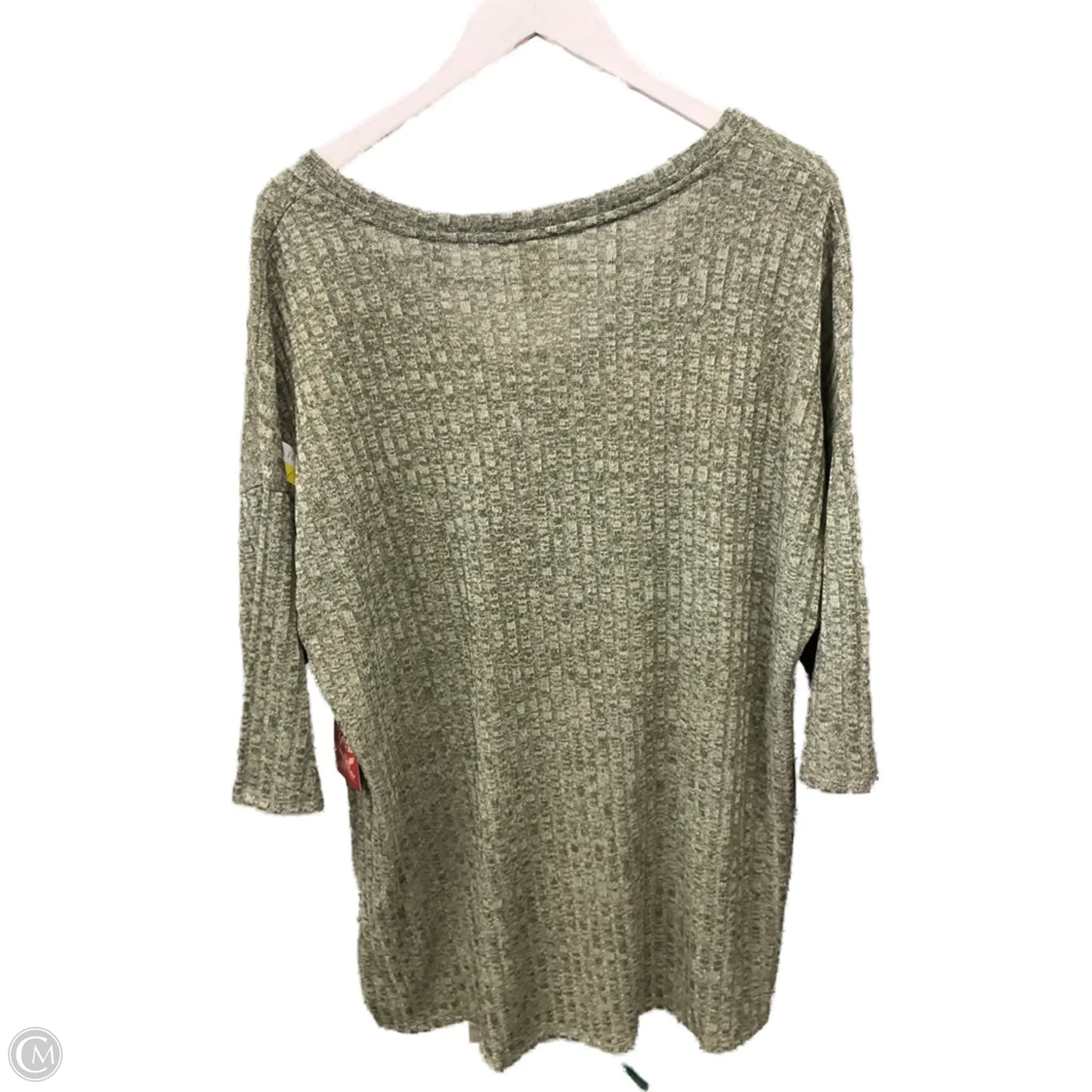 Top Short Sleeve By Faded Glory In Green, Size: 2x