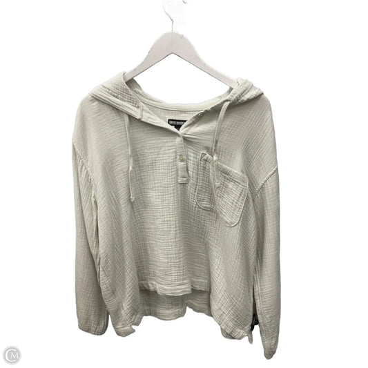 Top Long Sleeve By Eddie Bauer In White, Size: Xl