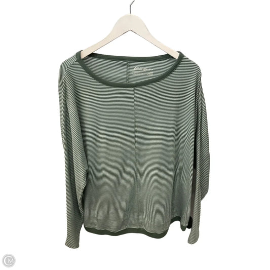 Top Long Sleeve By Eddie Bauer In Green, Size: Xl