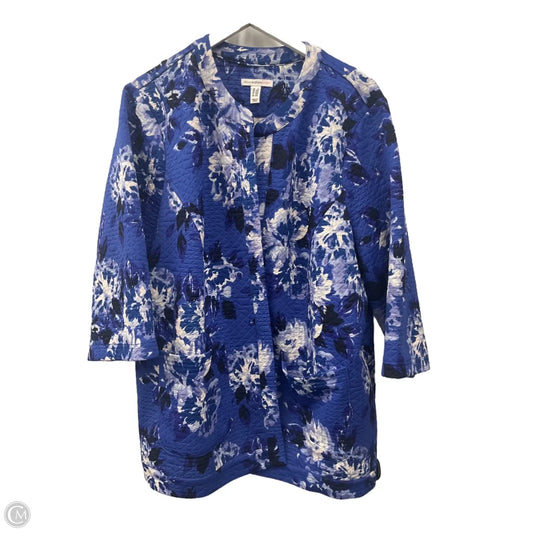 Jacket Other By Isaac Mizrahi Live Qvc In Purple, Size: 2x