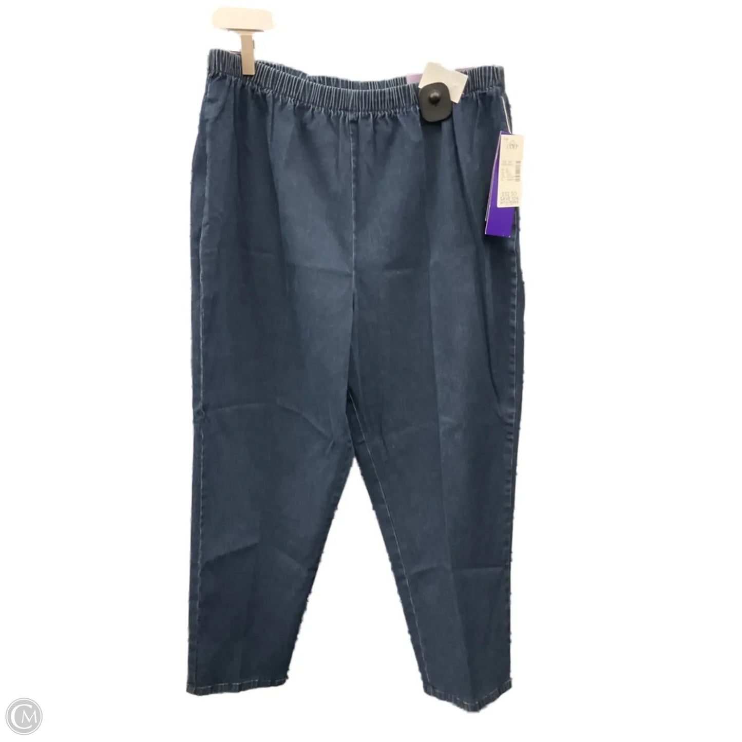 Pants Leggings By Catherines In Blue Denim, Size: 18