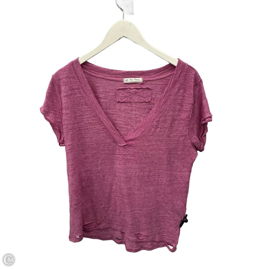 Top Short Sleeve By We The Free In Purple, Size: S