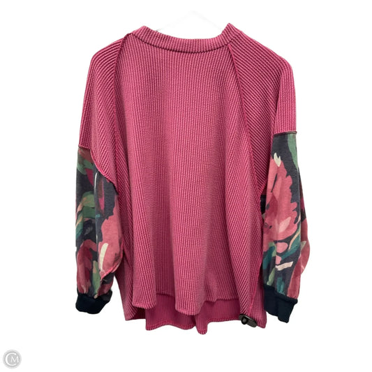 Top Long Sleeve By Haptics In Purple, Size: L