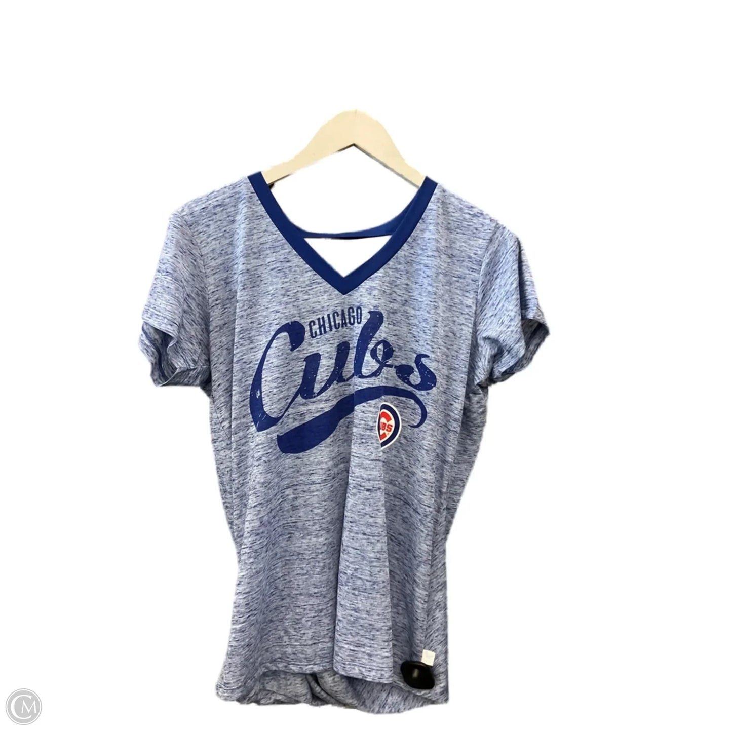 Athletic Top Short Sleeve By Clothes Mentor In Blue, Size: L