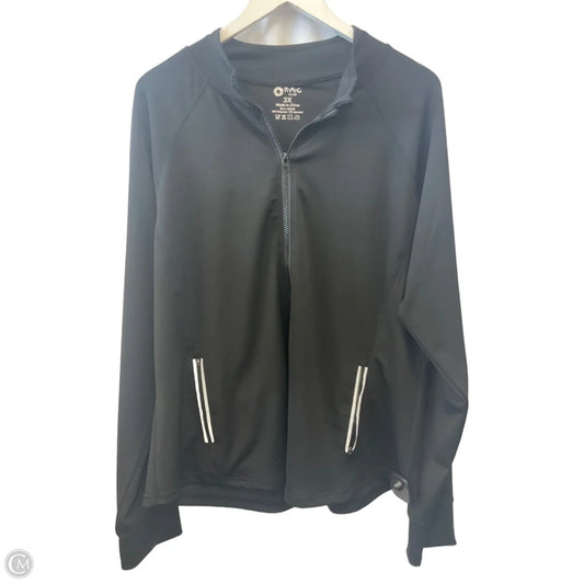 Athletic Jacket By Rag In Black, Size: 3x