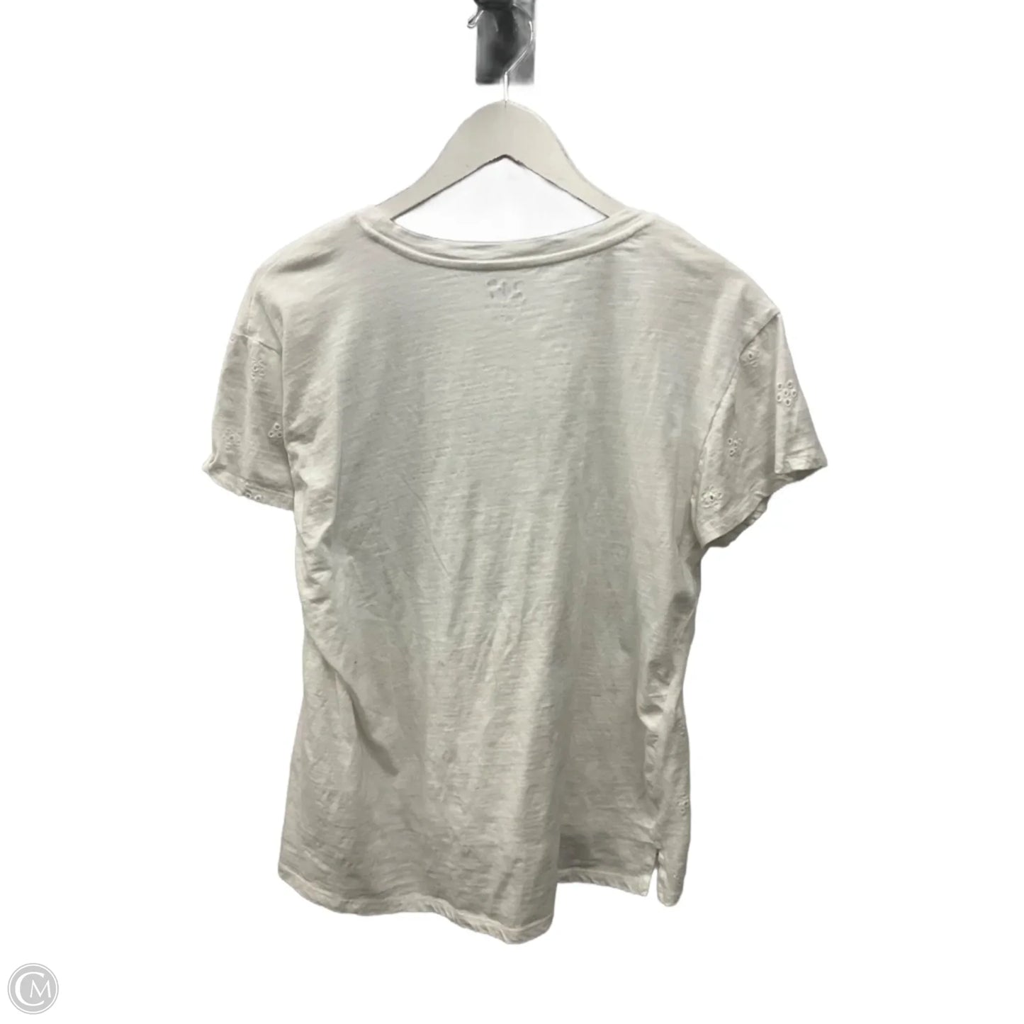 Top Short Sleeve By Maurices In White, Size: L
