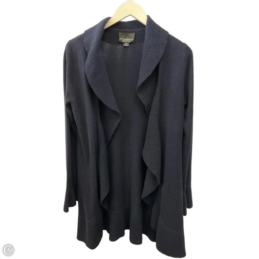 Sweater Cardigan By Cynthia Rowley In Navy, Size: L