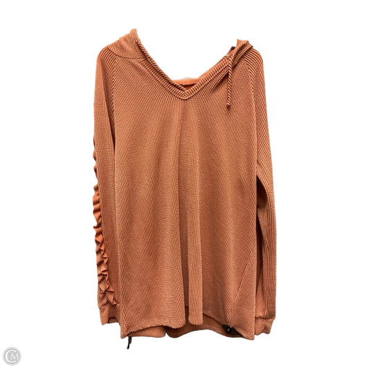 Top Long Sleeve By Heimish Usa In Orange, Size: 3x