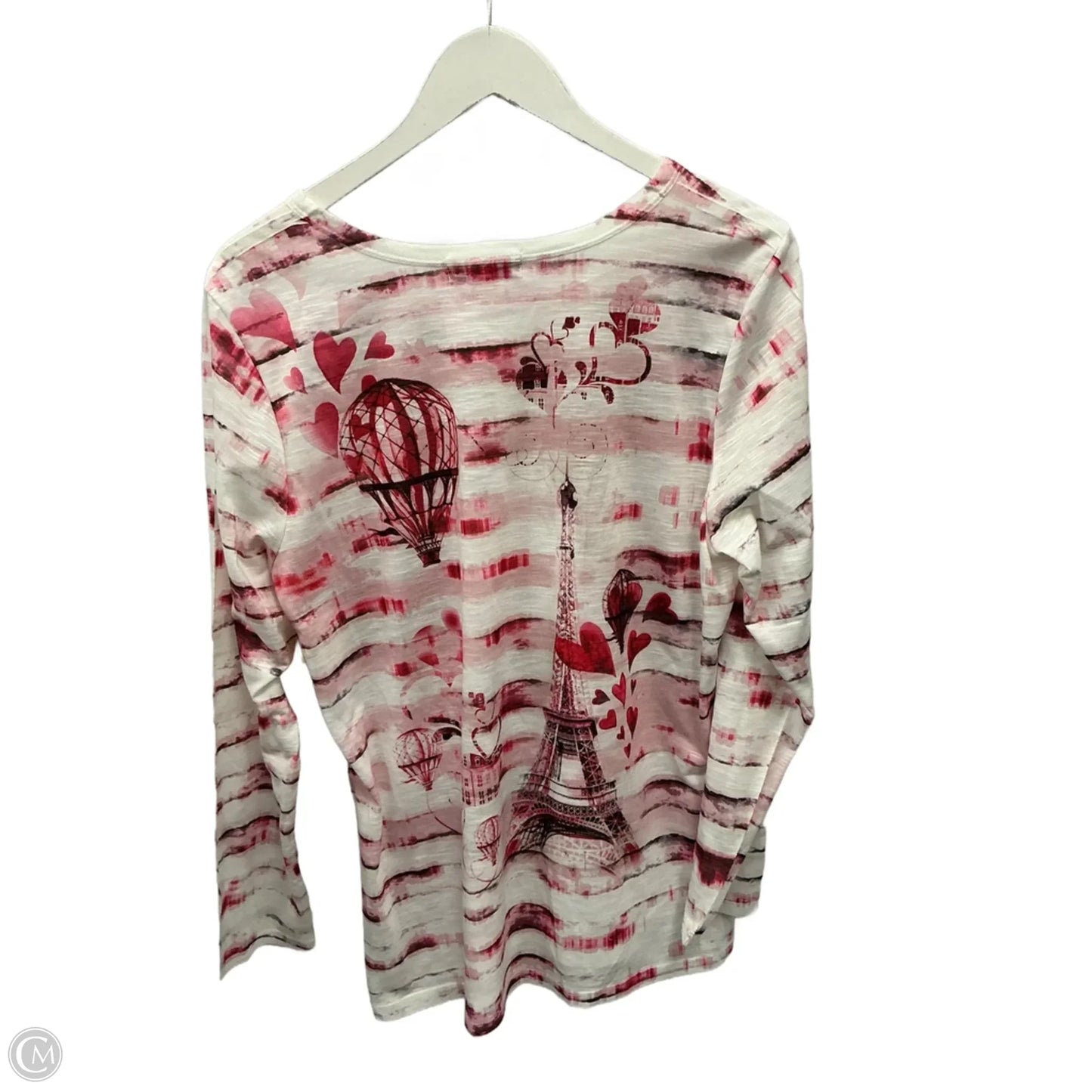 Top Long Sleeve By Christopher And Banks In Pink, Size: Xl