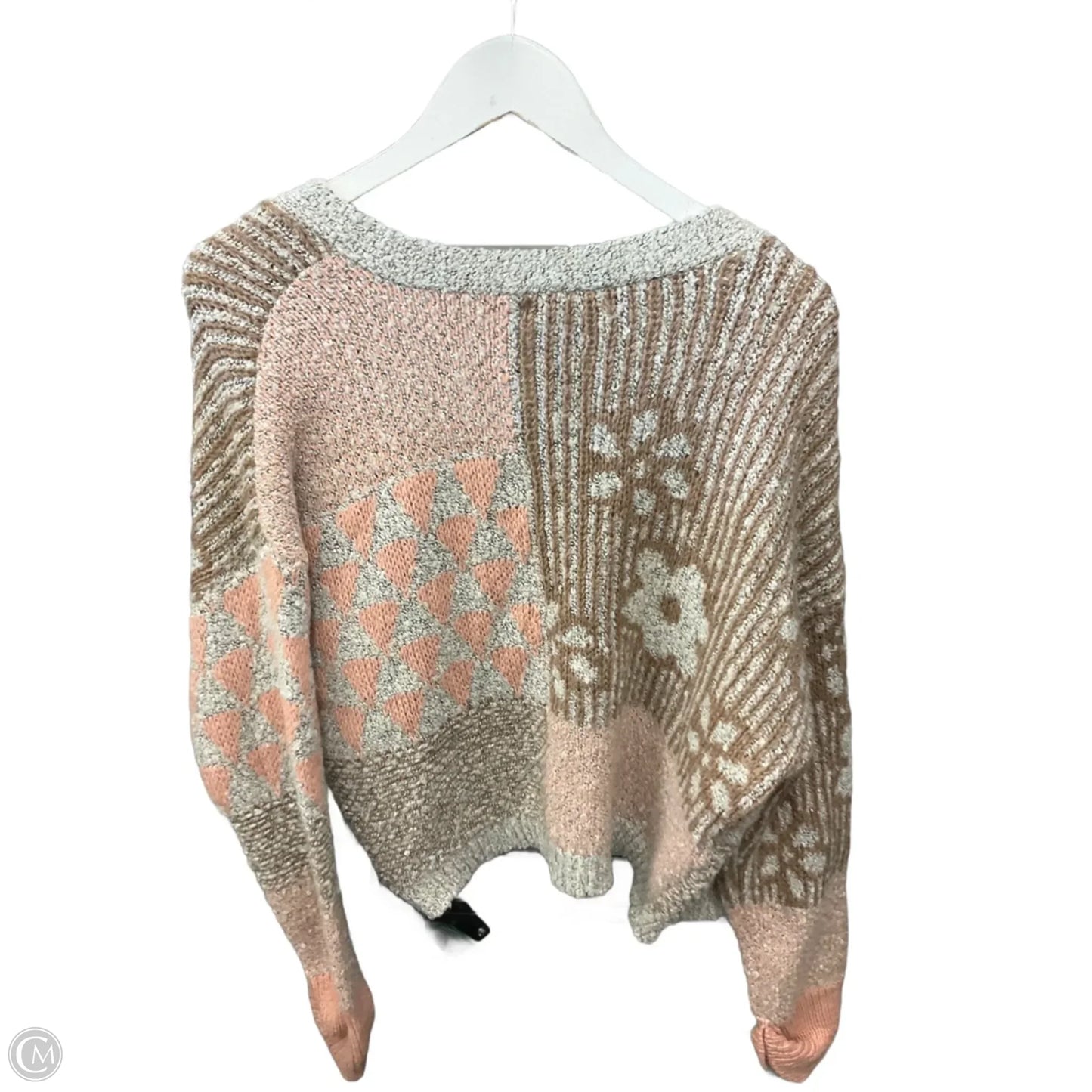 Sweater Cardigan By Sincerely Jules In Peach, Size: M