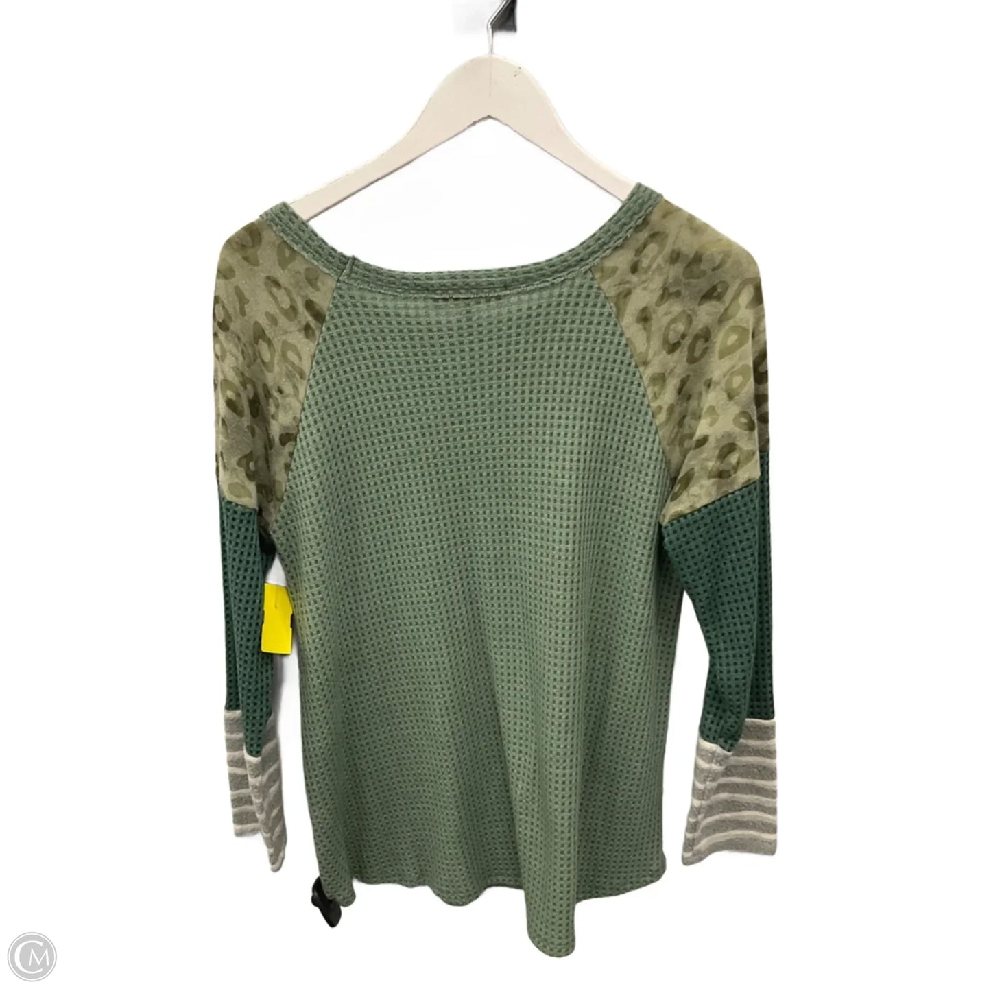 Top Long Sleeve By Hailey & Co In Green, Size: S