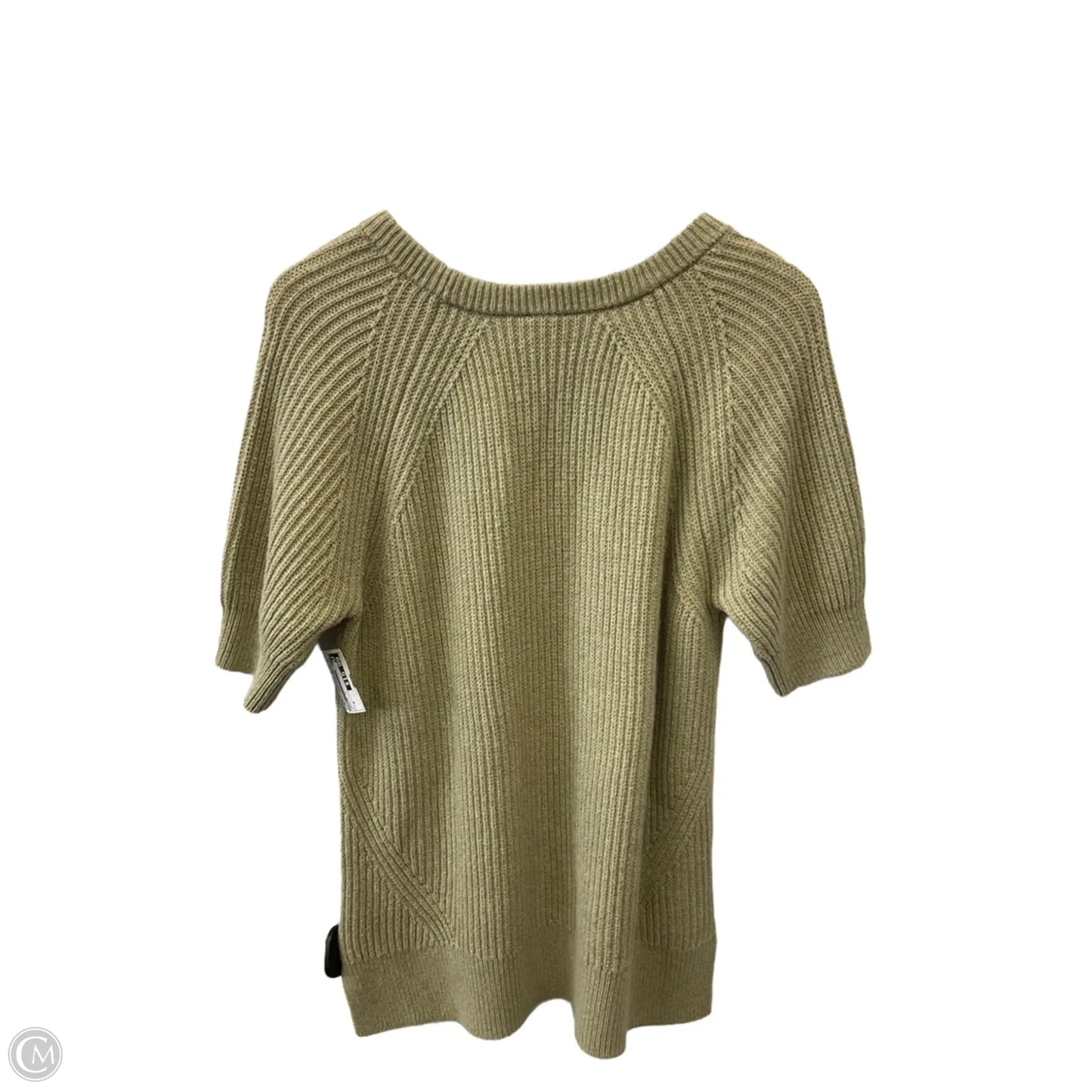 Sweater Short Sleeve By Cabi In Green, Size: M