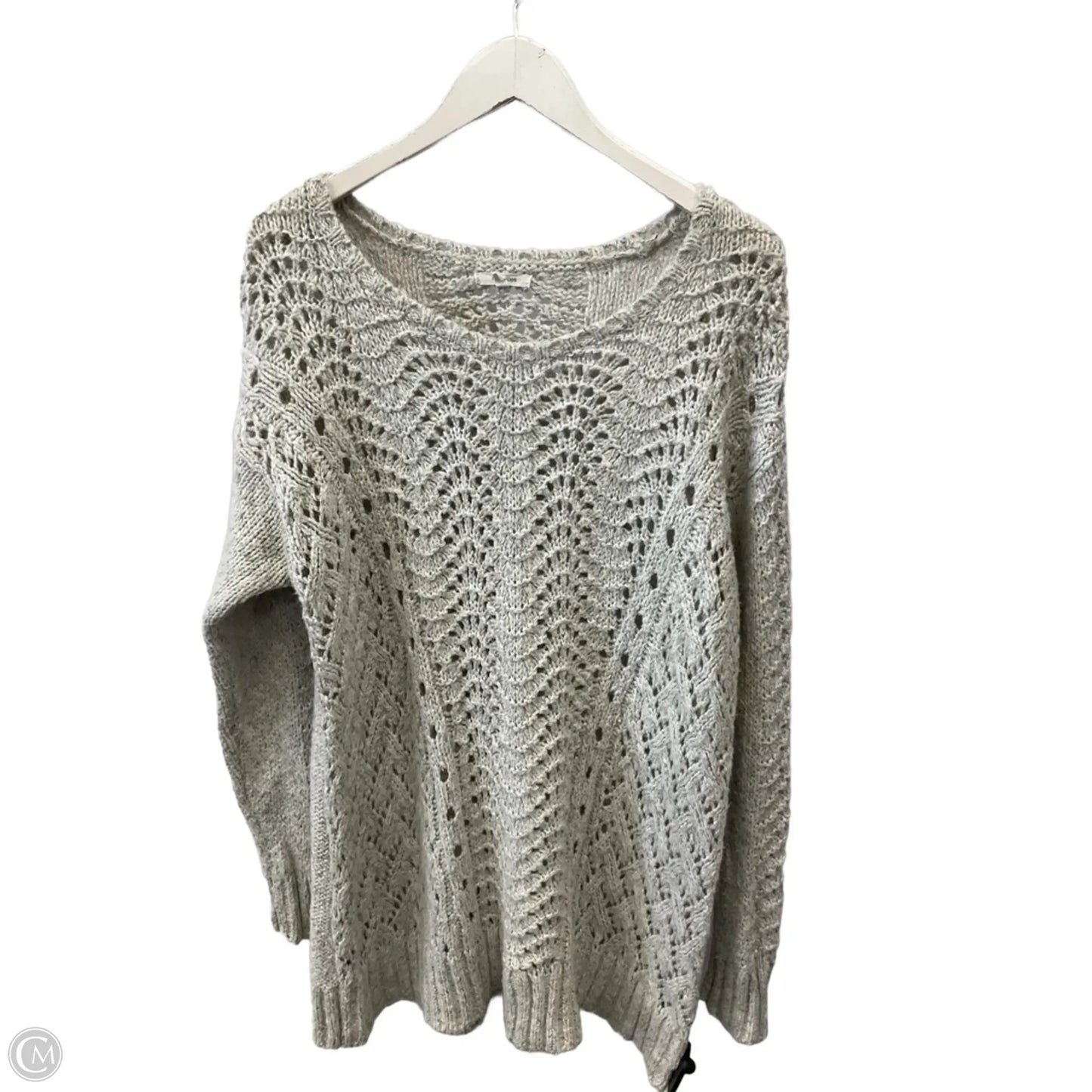 Sweater By Maurices In Grey, Size: 1x