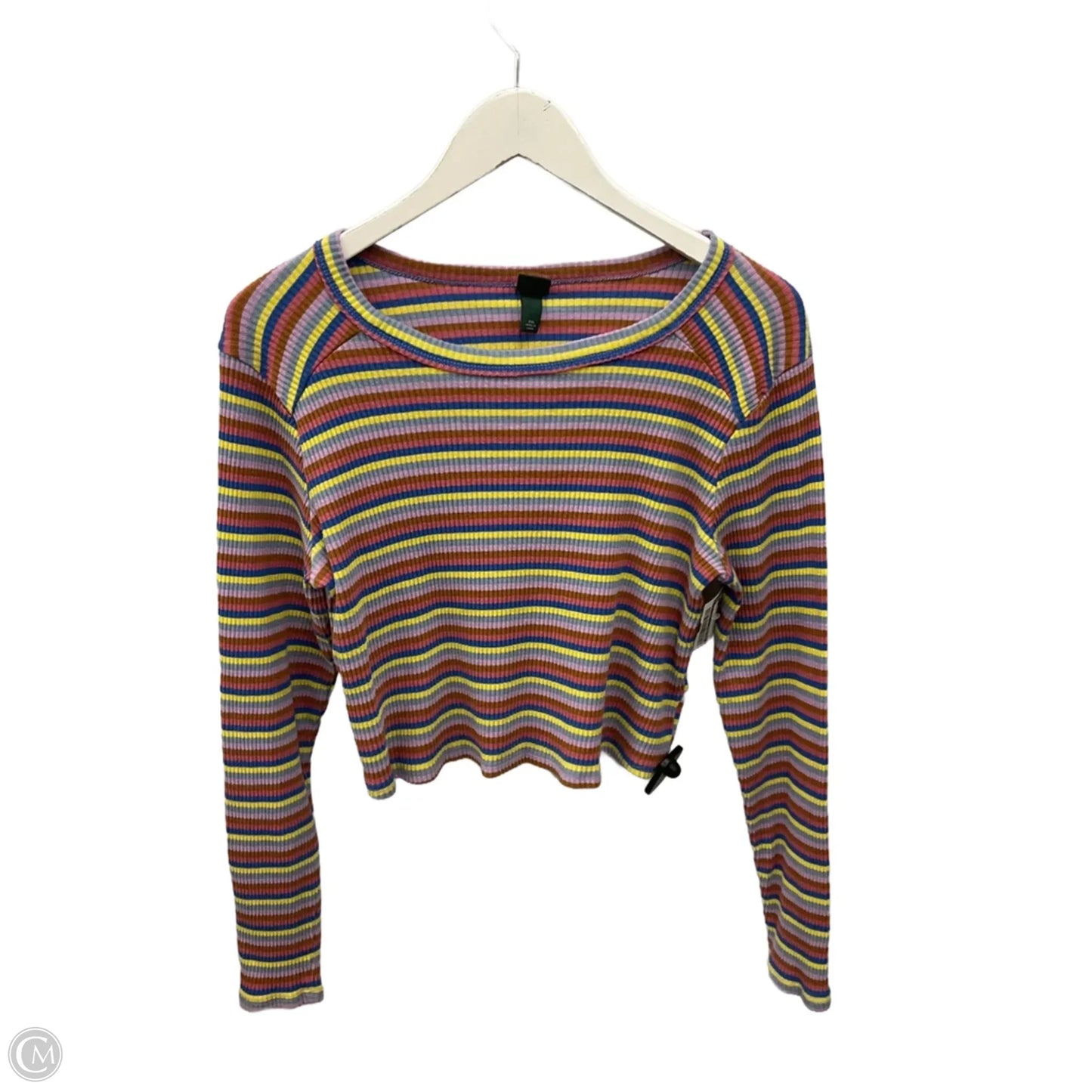 Top Long Sleeve By Wild Fable In Multi-colored, Size: Xxl