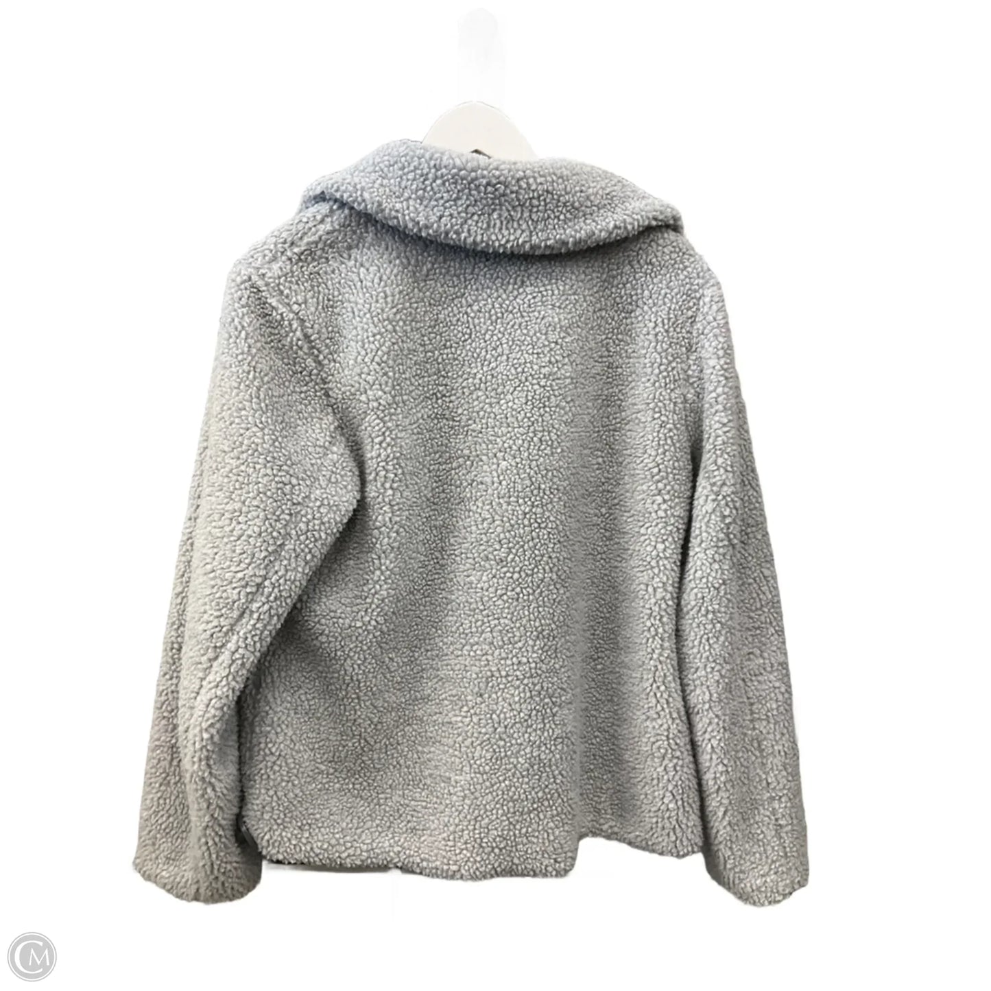Jacket Fleece By Cme In Grey, Size: L