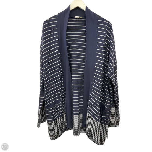 Sweater Cardigan By Gap In Navy, Size: Xl