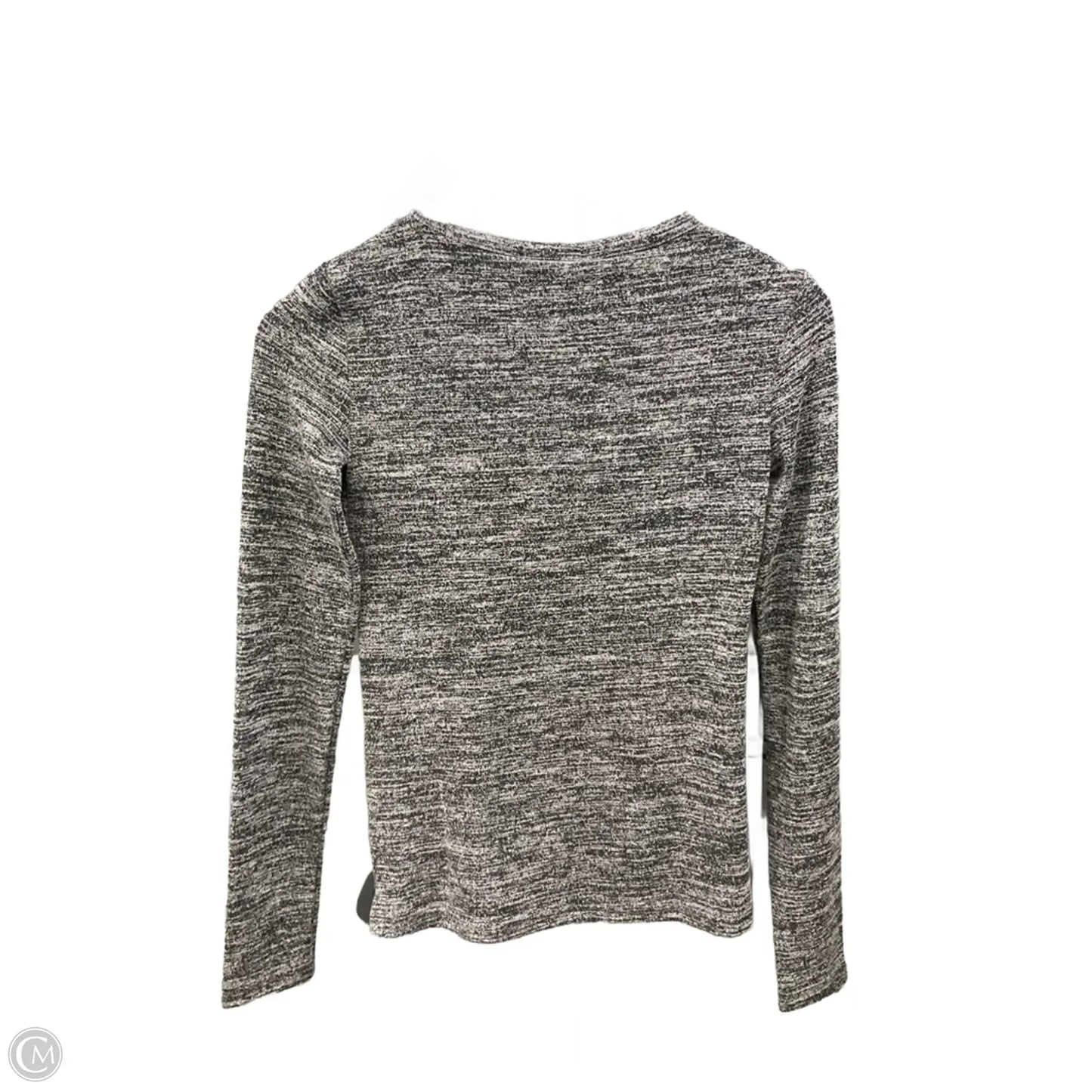 Top Long Sleeve Basic By For The Republic In Grey, Size: Xs