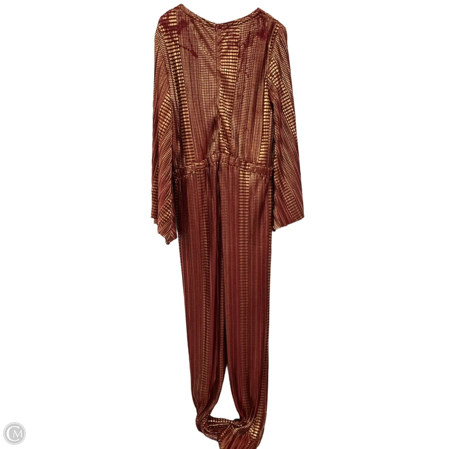 Jumpsuit By Ashley Stewart In Red, Size: 1x