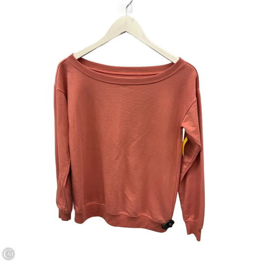 Sweatshirt Crewneck By Just Fab In Coral, Size: Xs