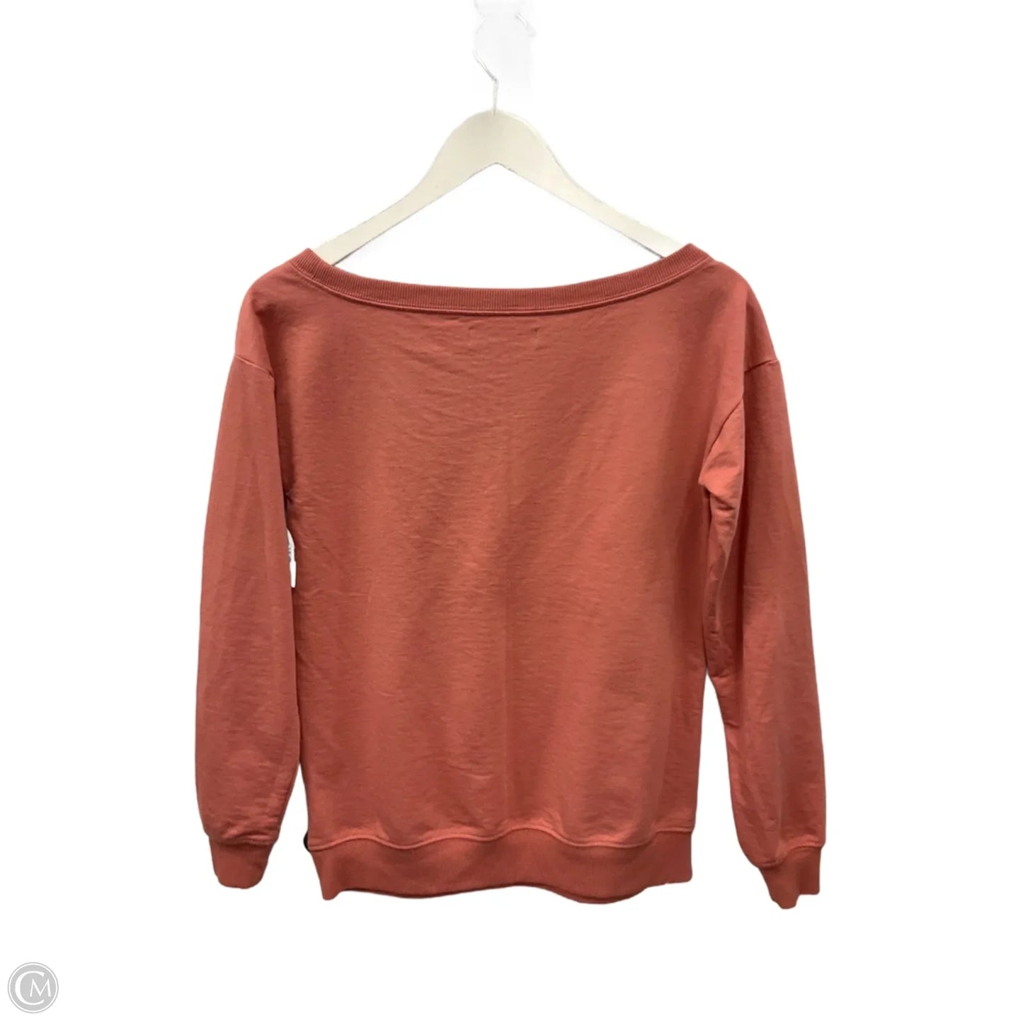 Sweatshirt Crewneck By Just Fab In Coral, Size: Xs