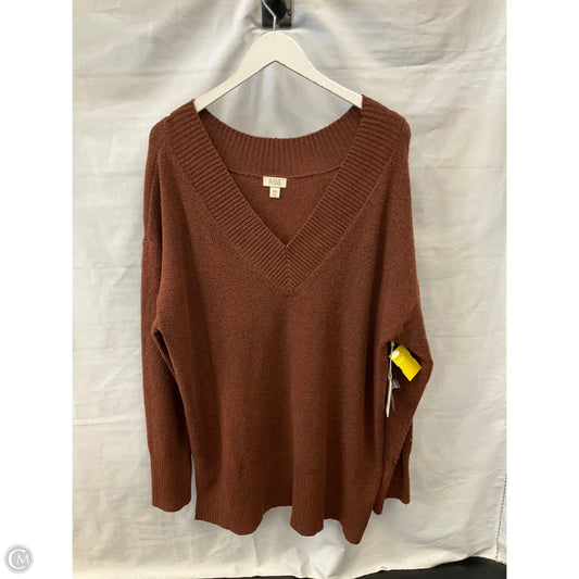 Sweater By Ana In Orange, Size: Xxl