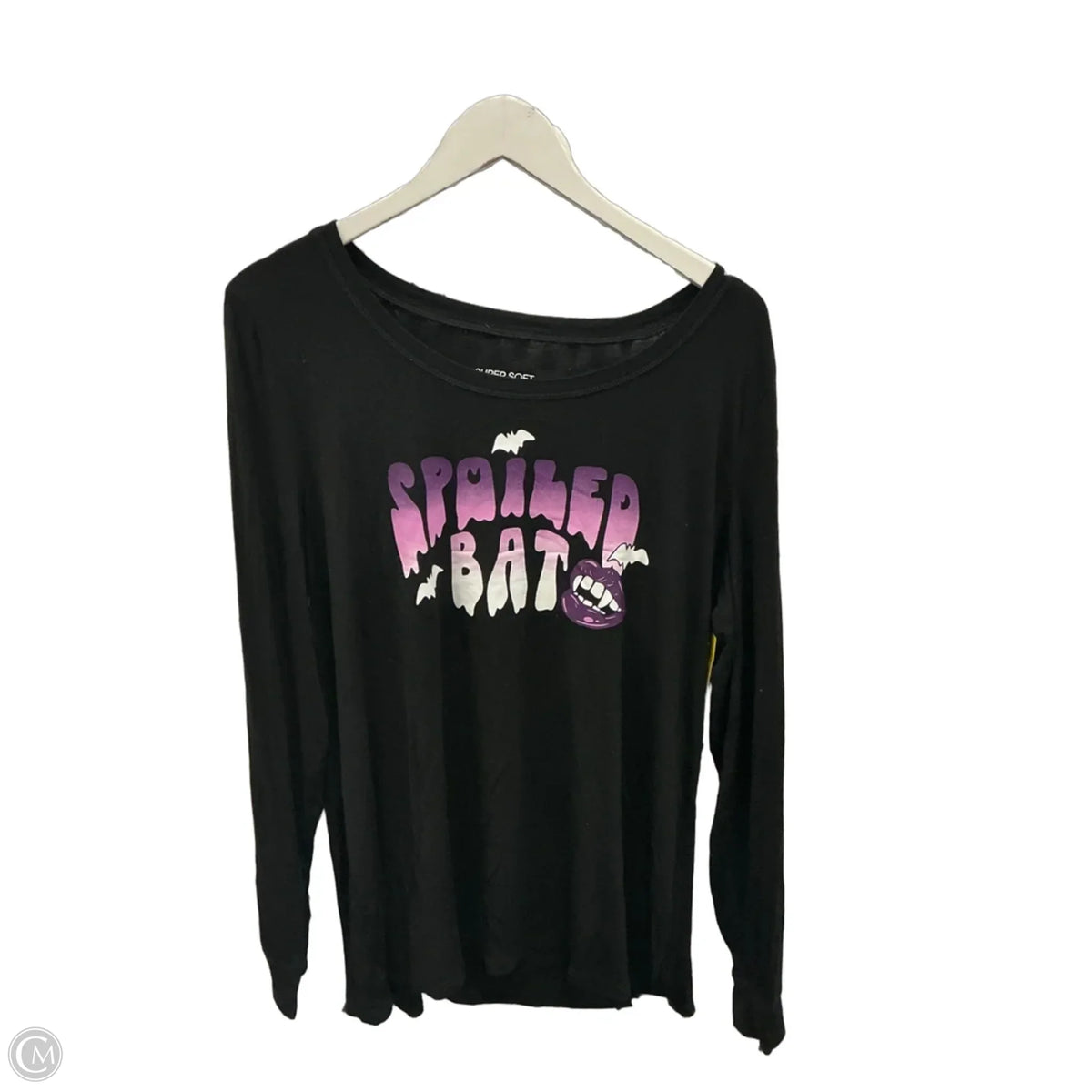 Top Long Sleeve By Torrid In Black, Size: 1x