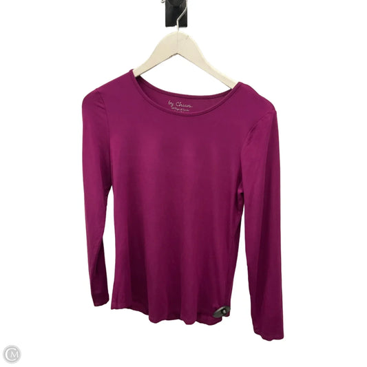 Top Long Sleeve By Chicos In Purple, Size: S