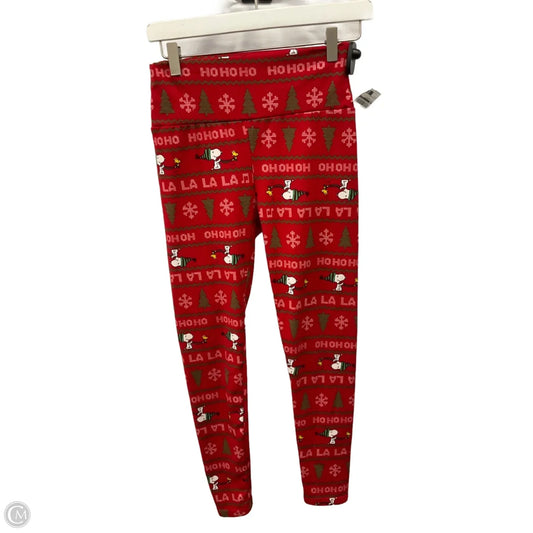 Pants Leggings By Cme In Red, Size: S
