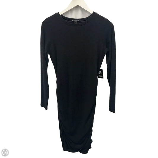 Dress Casual Midi By Express In Black, Size: S
