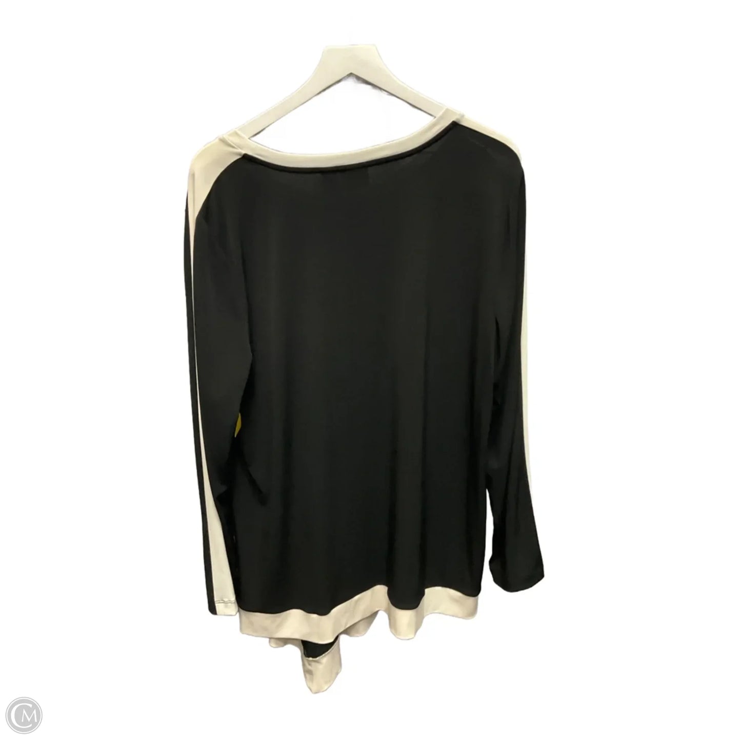 Tunic Long Sleeve By Chicos In Black, Size: Xl