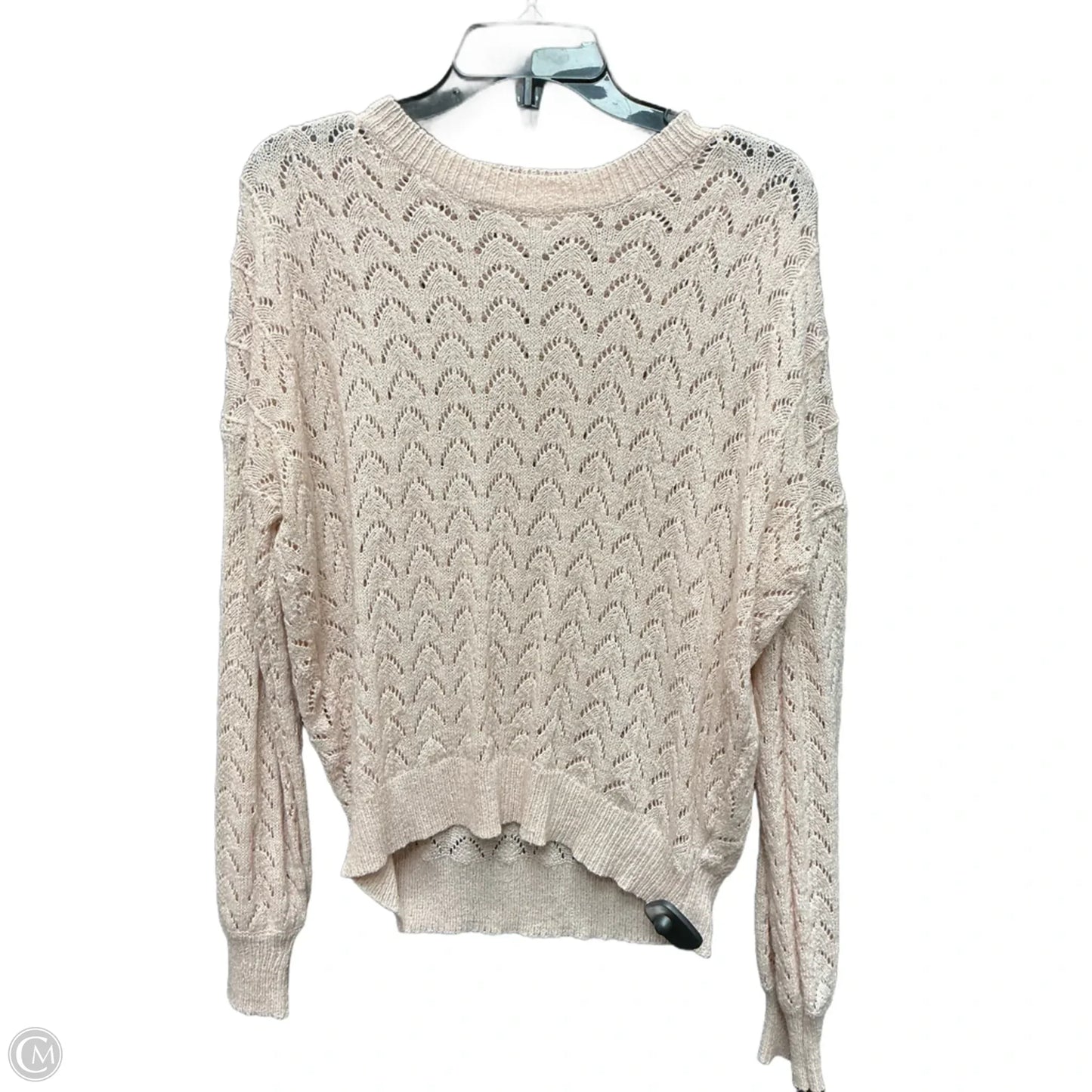 Top Long Sleeve By Clothes Mentor In Coral, Size: M