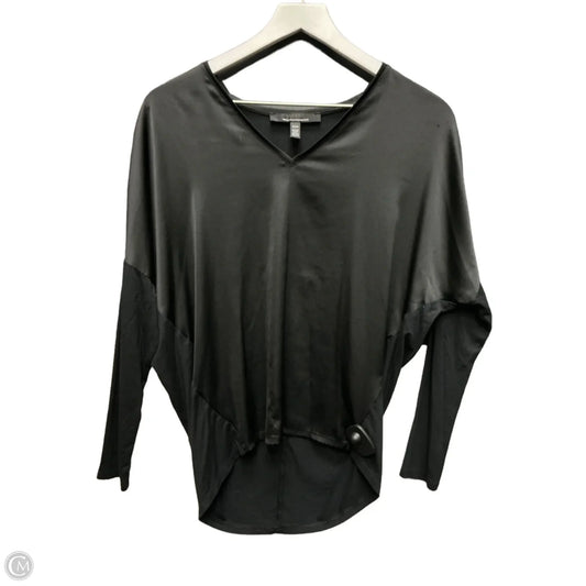 Top Long Sleeve By White House Black Market In Black, Size: Xs