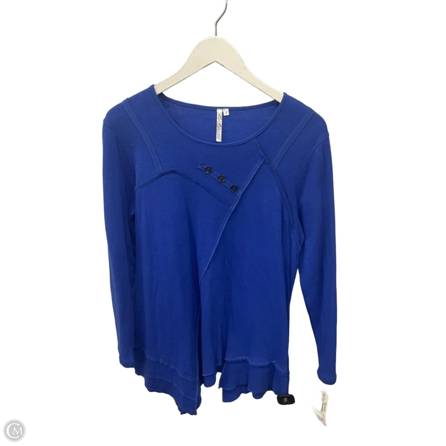 Tunic Long Sleeve By Lulu B In Blue, Size: S