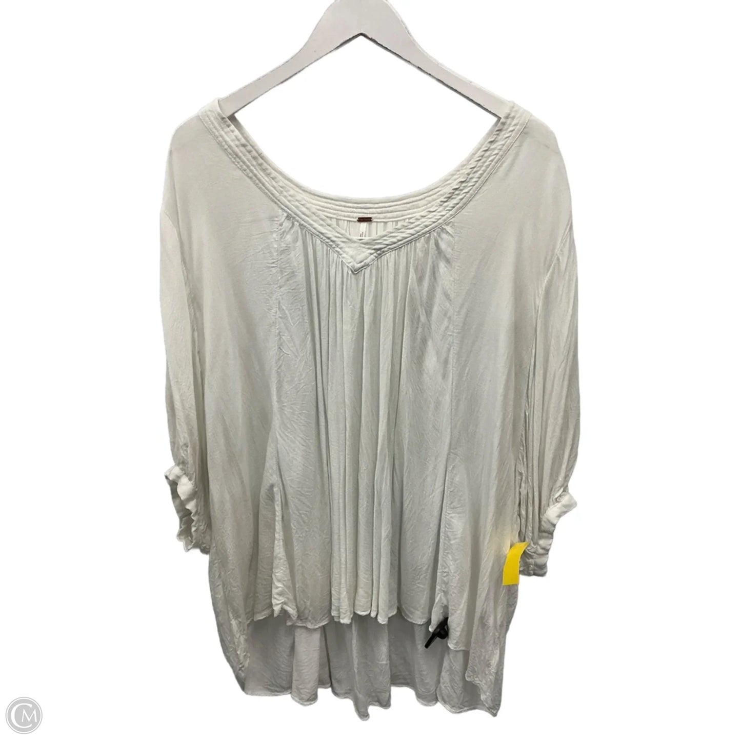 Top Short Sleeve By Free People In White, Size: M