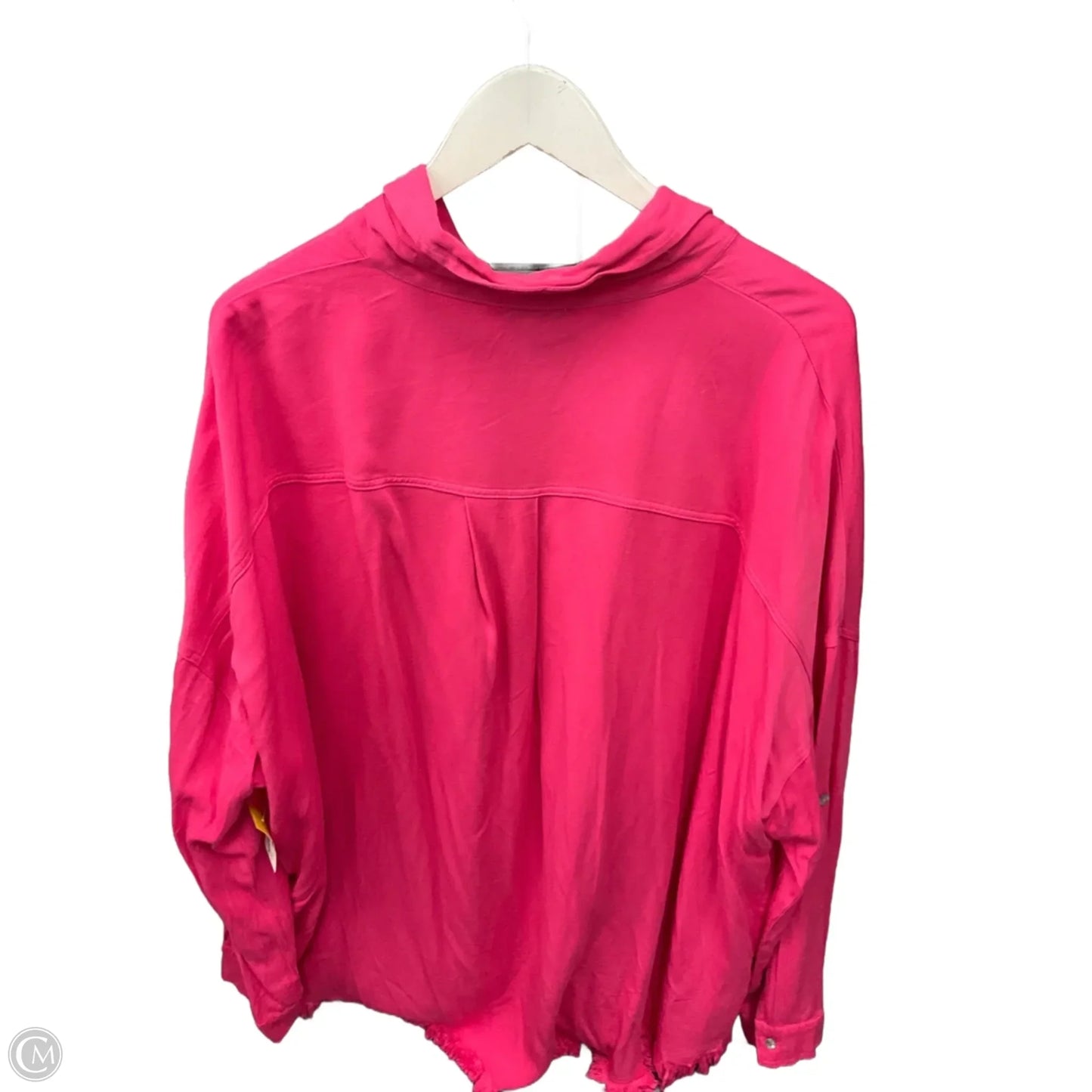 Top Long Sleeve By White Birch In Pink, Size: 3x