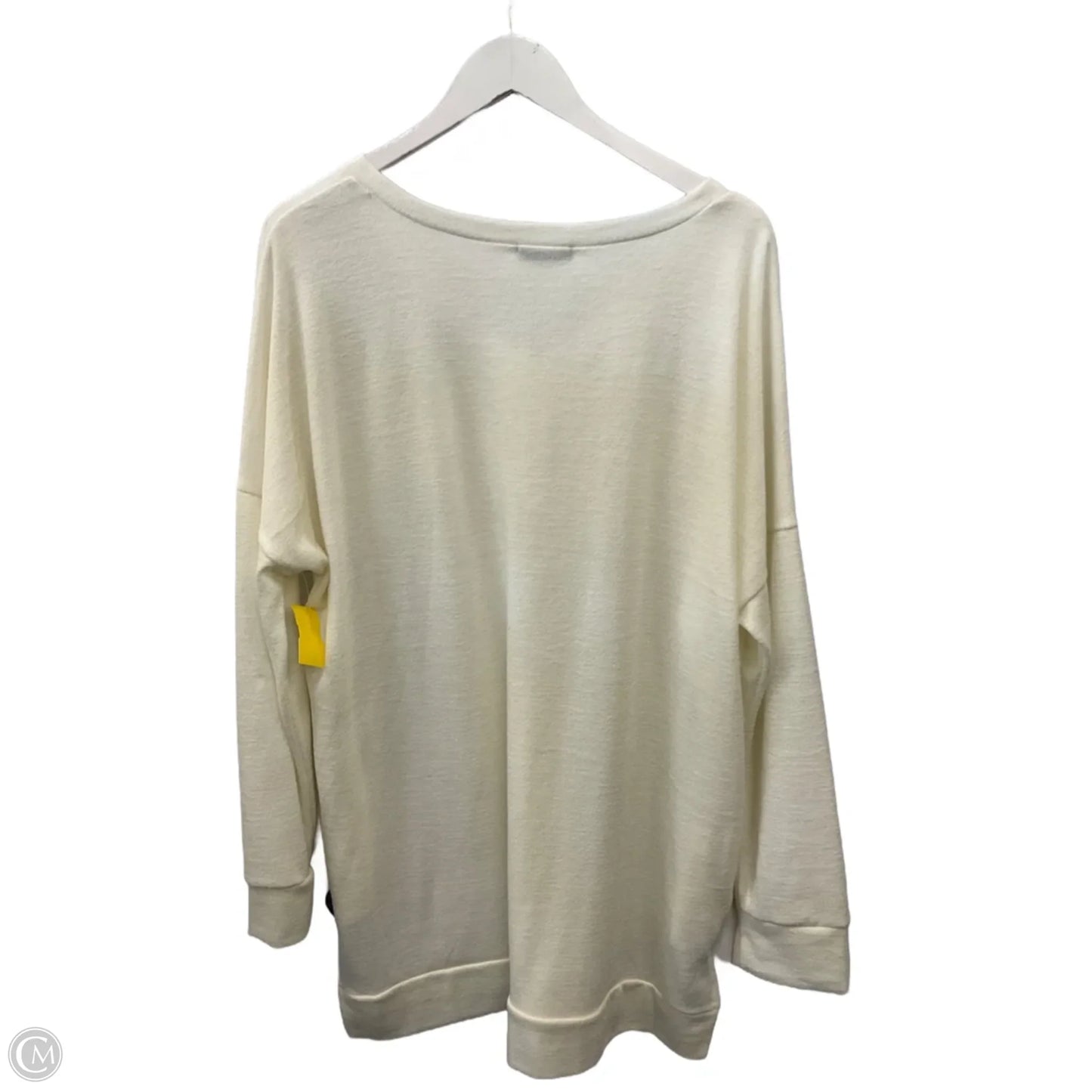Top Long Sleeve By Heimish Usa In Cream, Size: 3x