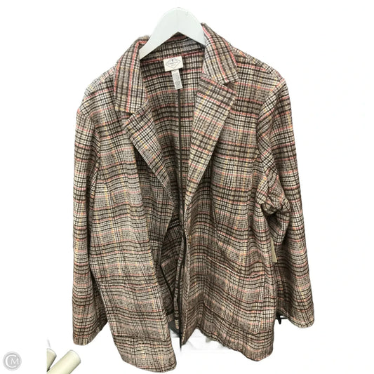 Blazer By St Johns Bay In Brown, Size: 3x