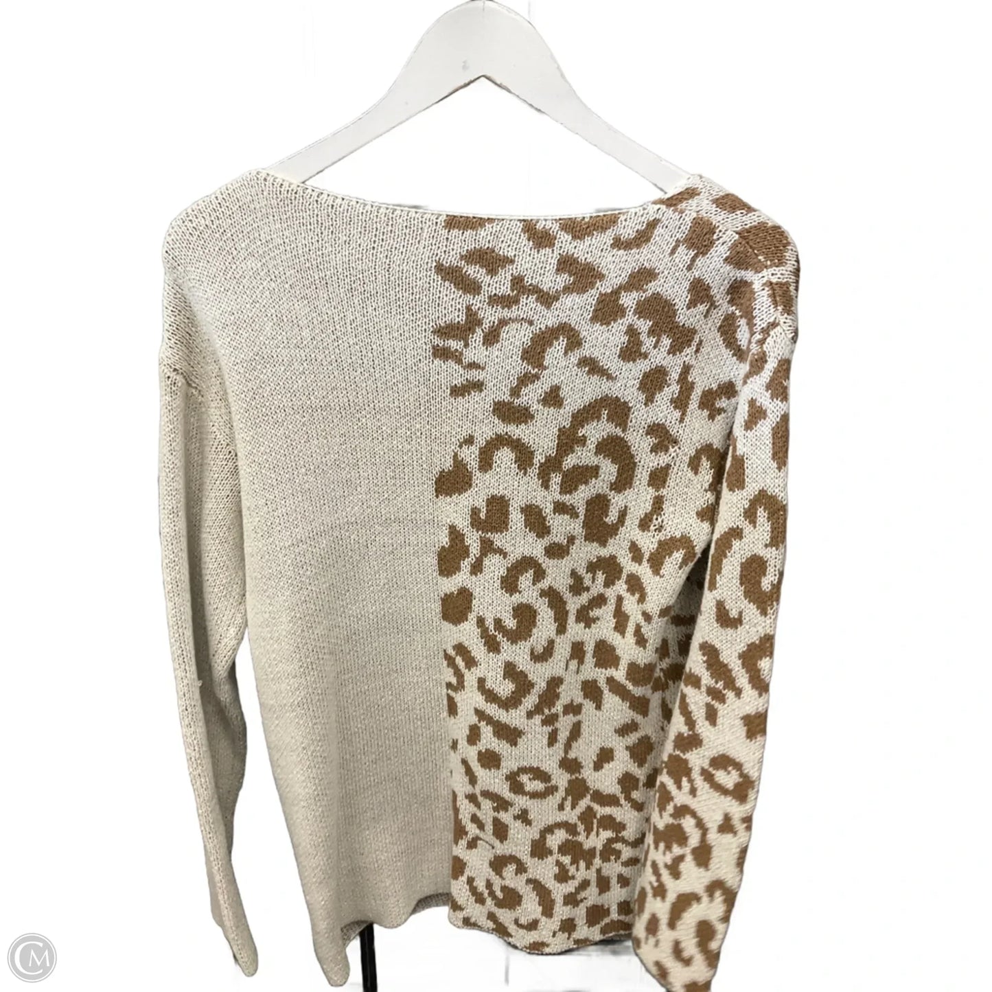 Top Long Sleeve By Cozy In Cream, Size: M